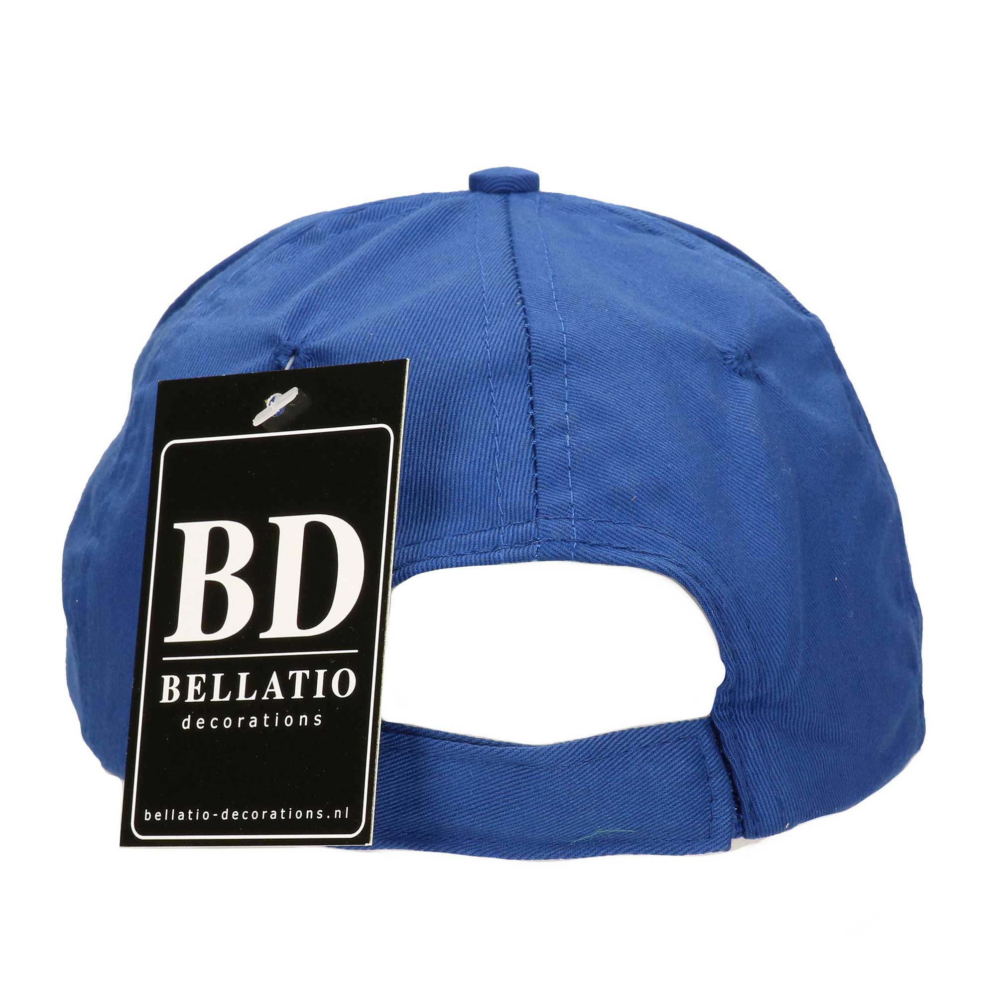 Letter M pet / cap blauw voor kinderen - verkleed / carnaval baseball cap