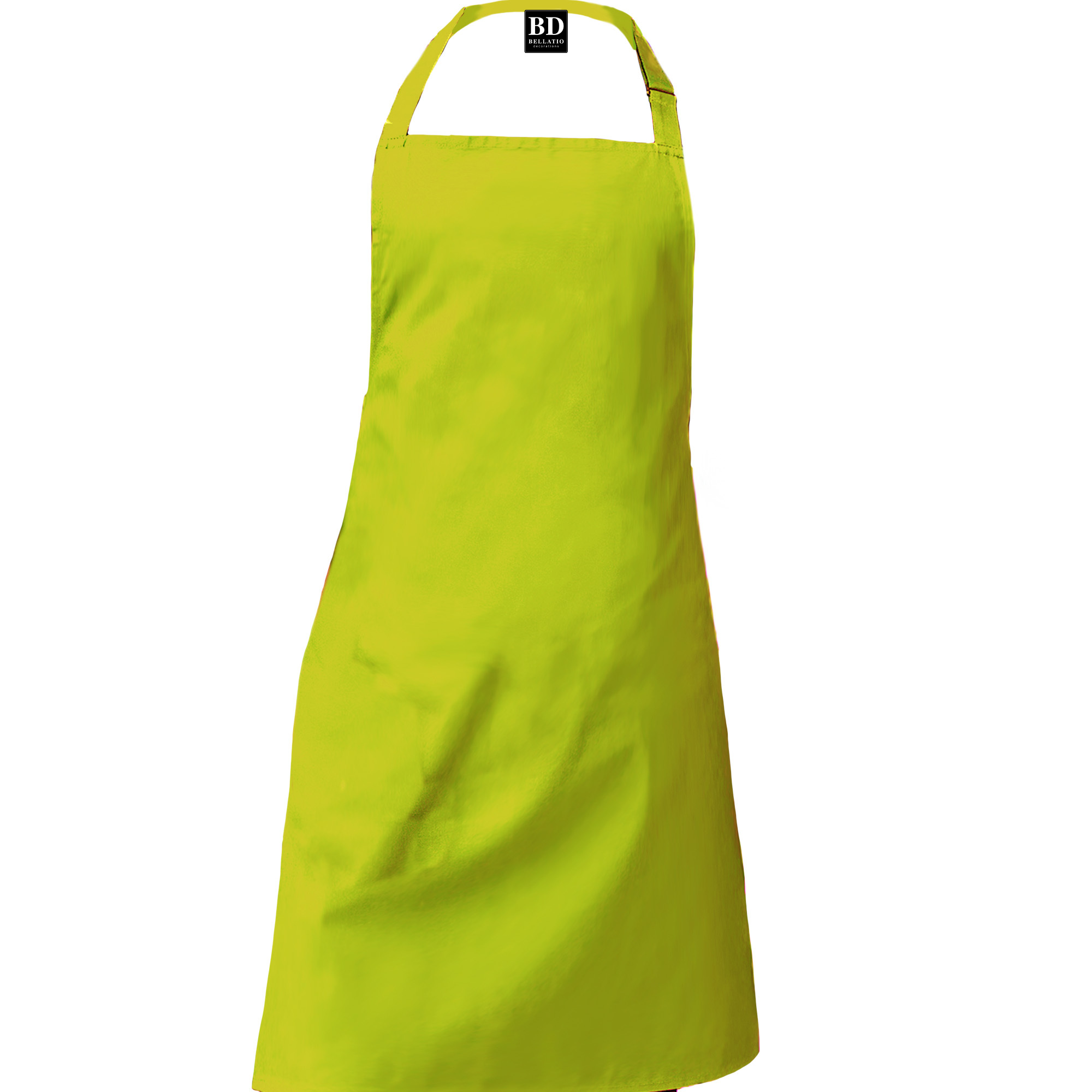 Keuken Prinses barbeque schort / keukenschort lime groen dames