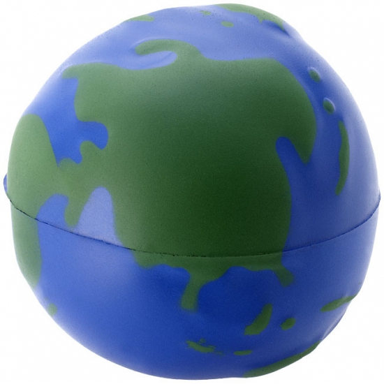 1x stuks Stressballen globe-wereldbol-de aarde 6.7 cm