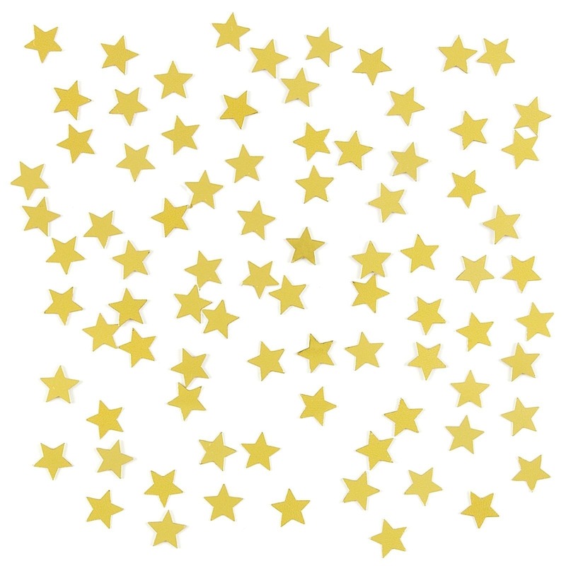 3 x stuks gouden sterren confetti zakjes 15 gram