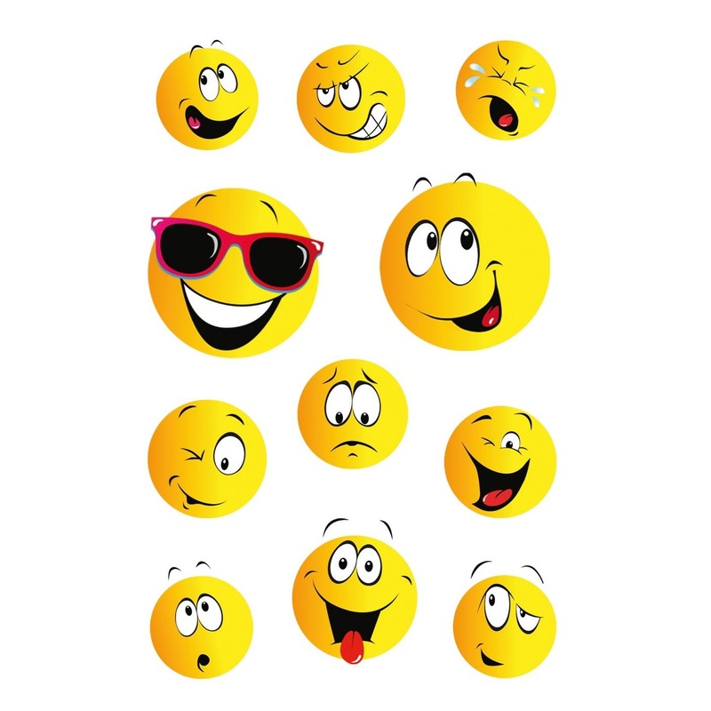 99x Smiley-emoticon stickers