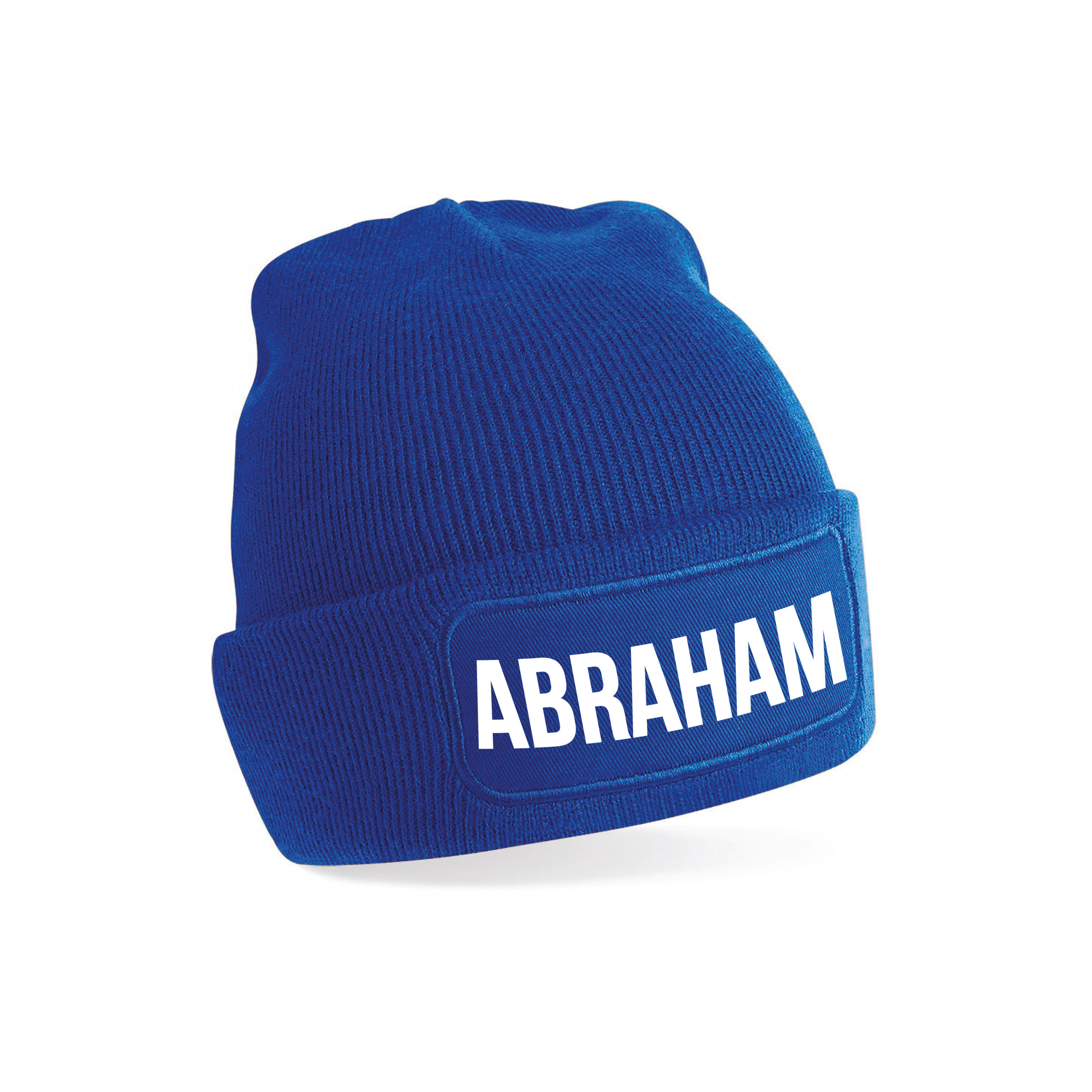 Abraham muts unisex one size Blauw