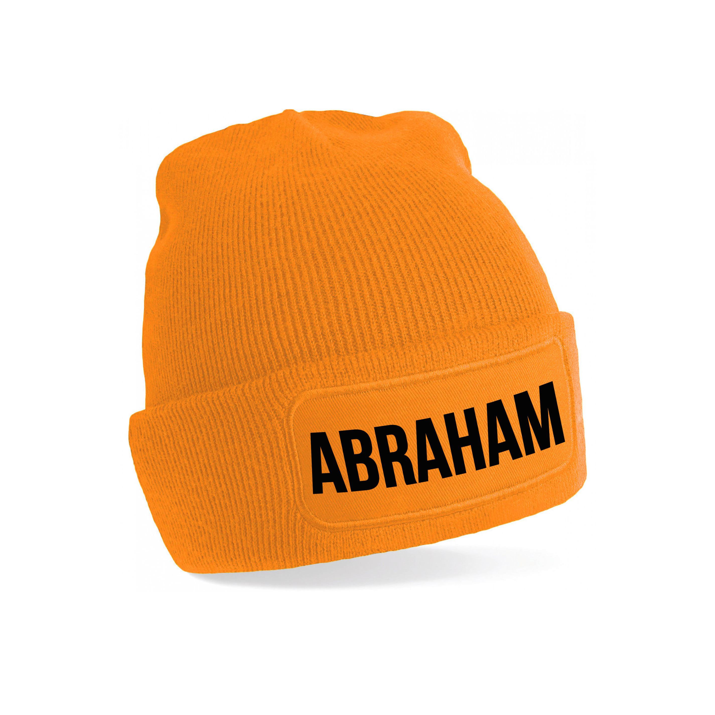 Abraham muts unisex one size Oranje