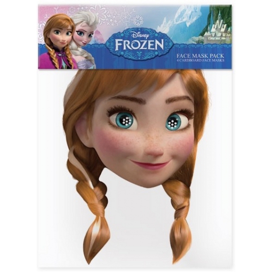 Anna Frozen kartonnen masker
