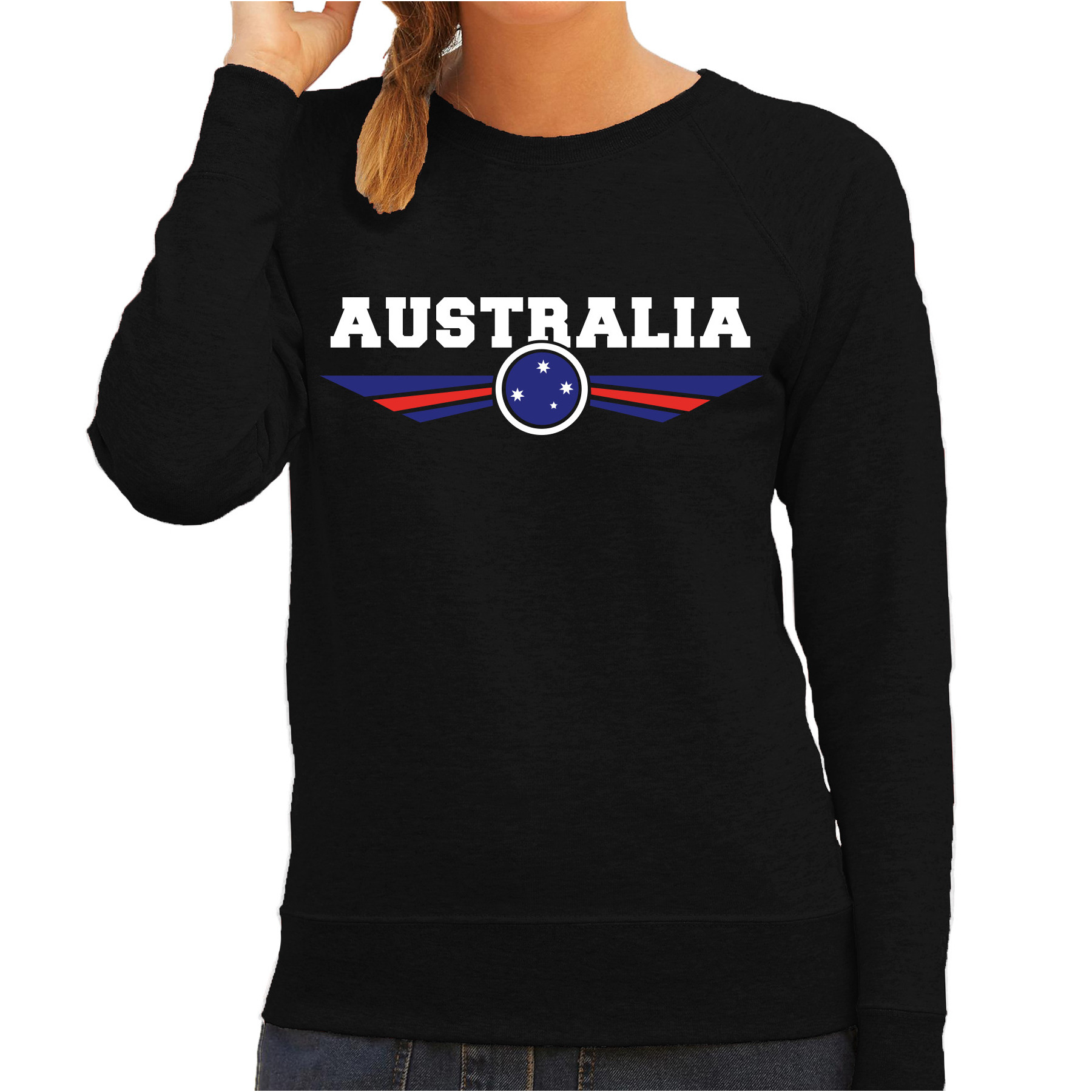 Australie - Australia landen sweater zwart dames