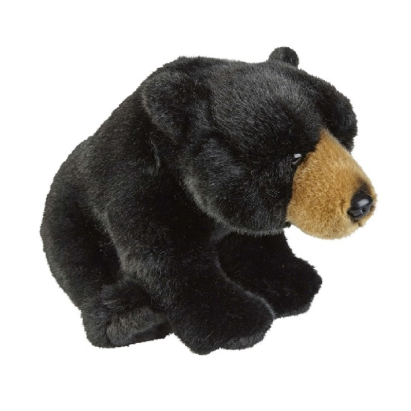 Beren speelgoed artikelen beer knuffelbeest zwart 28 cm