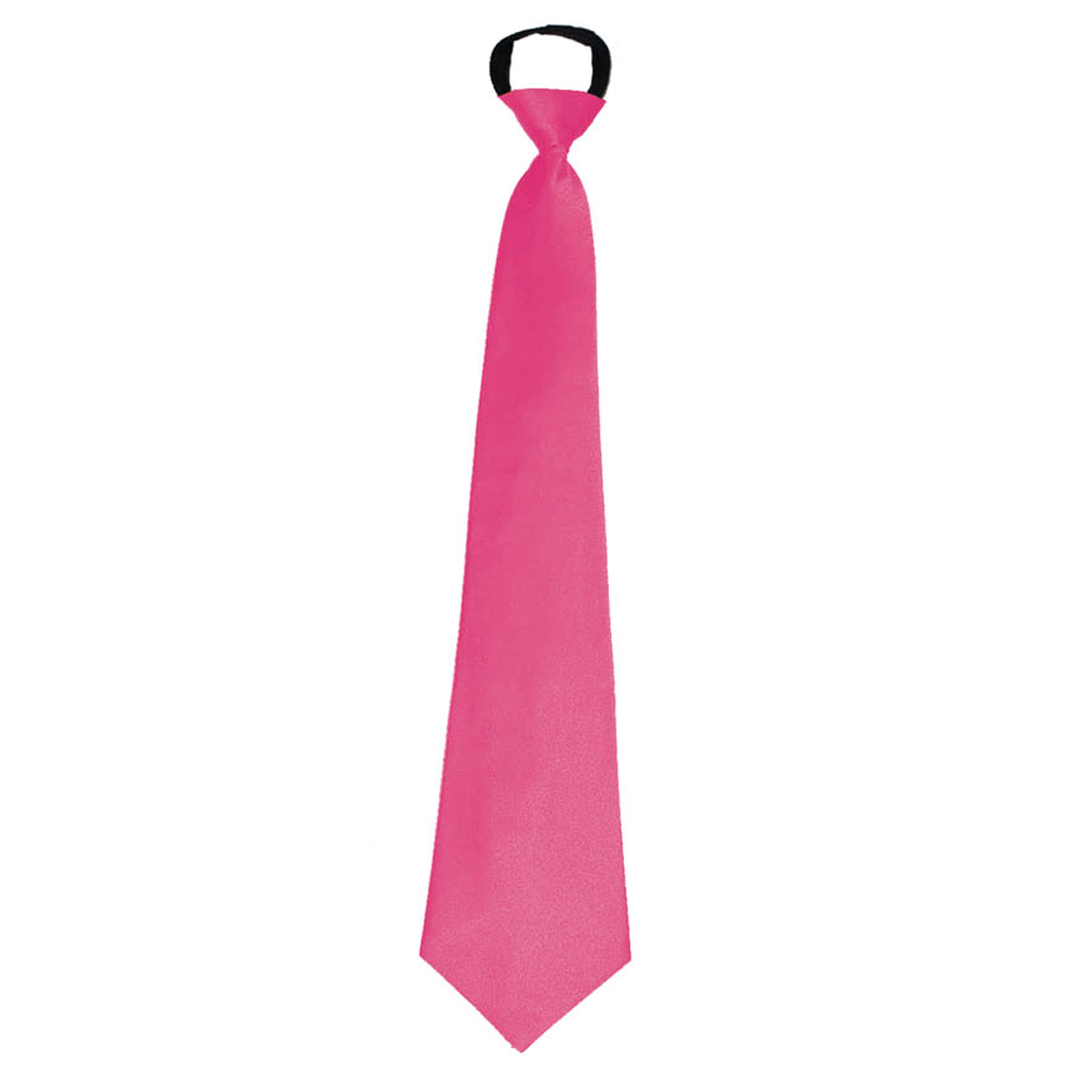 Carnaval verkleed accessoires stropdas roze polyester heren-dames