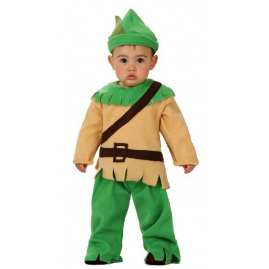Carnavals kostuum Robin Hood voor babies