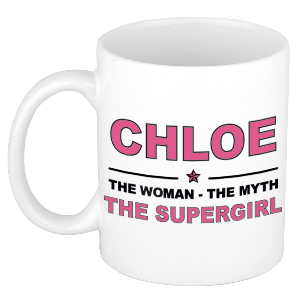 Chloe The woman, The myth the supergirl collega kado mokken-bekers 300 ml