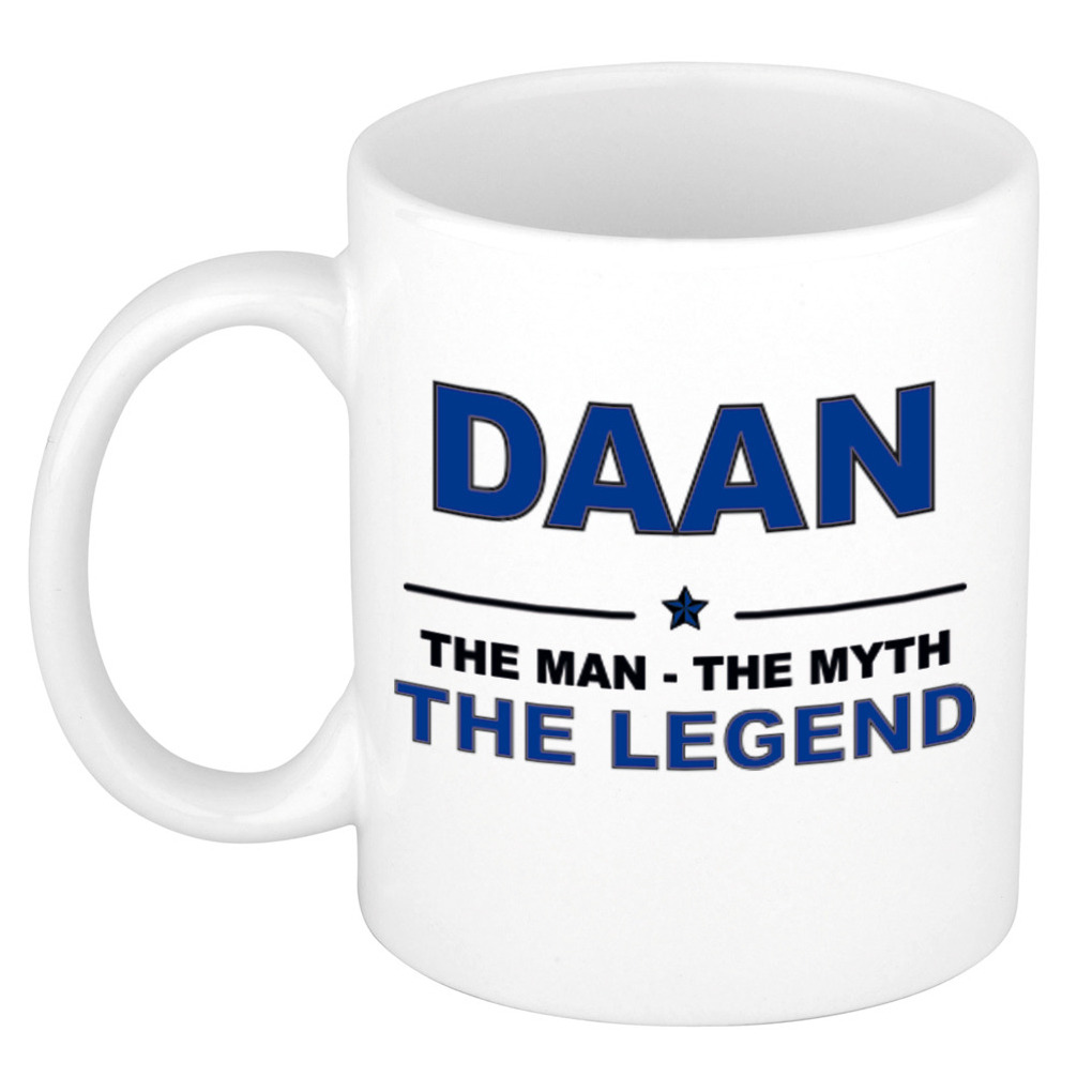 Daan The man, The myth the legend collega kado mokken-bekers 300 ml
