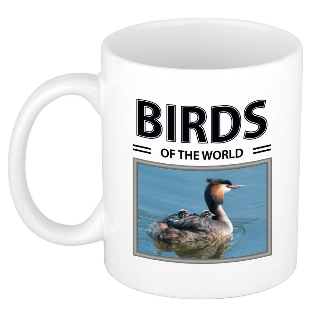 De Fuut koffie-drink mok-beker met dieren foto birds of the world 300 ml