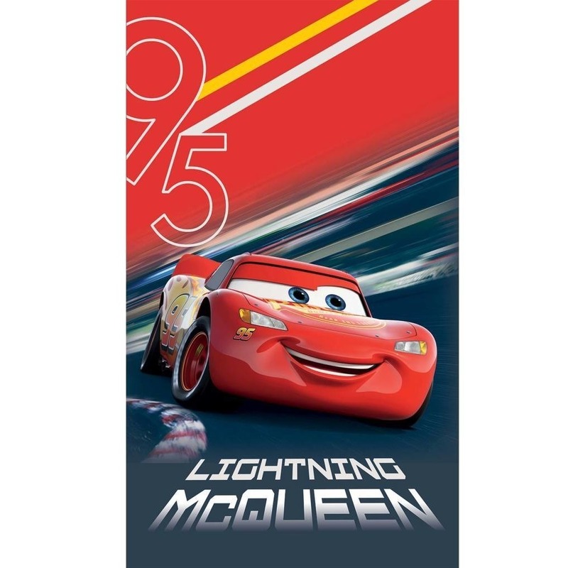 Disney Cars Lightning McQueen badlaken/strandlaken 70 x 120 cm