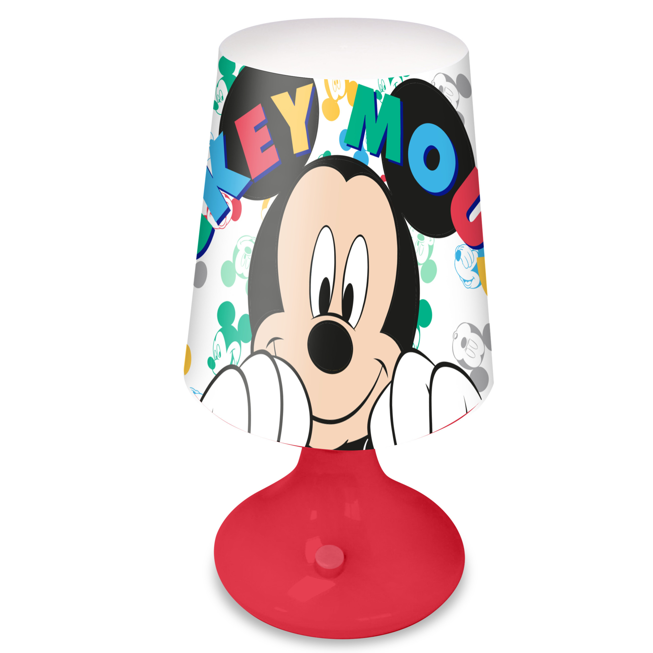 Disney Mickey Mouse tafellamp/nachtlamp 18 cm voor kinderen