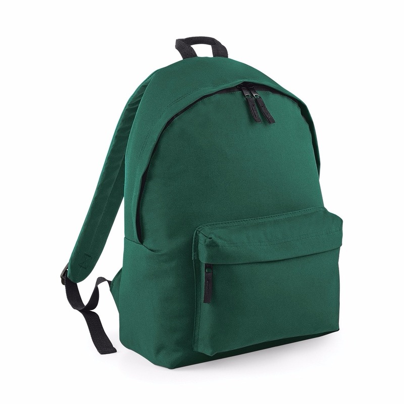Donker groen boekentas rugzak voor kinderen