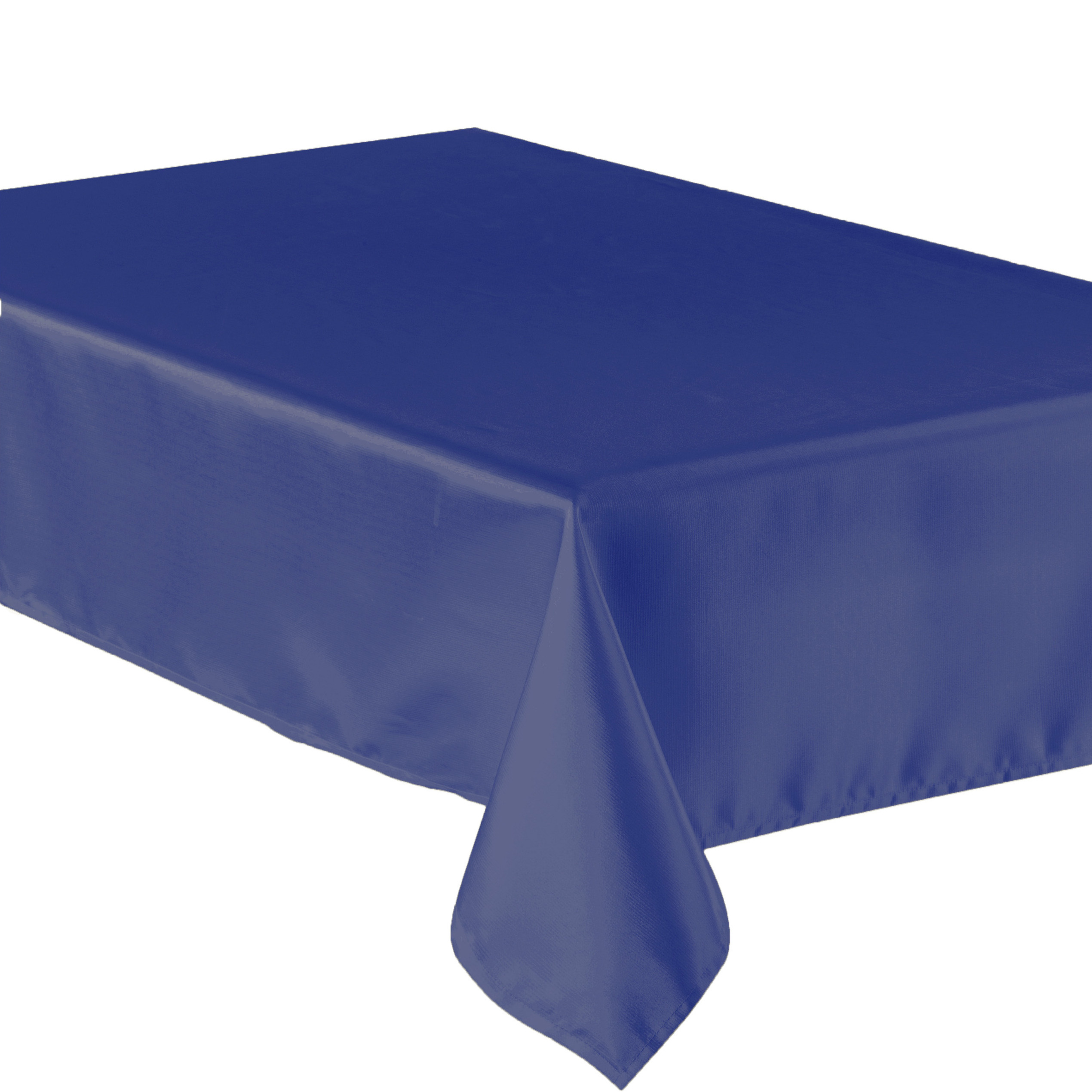 Donkerblauw tafellaken-tafelkleed 138 x 220 cm herbruikbaar