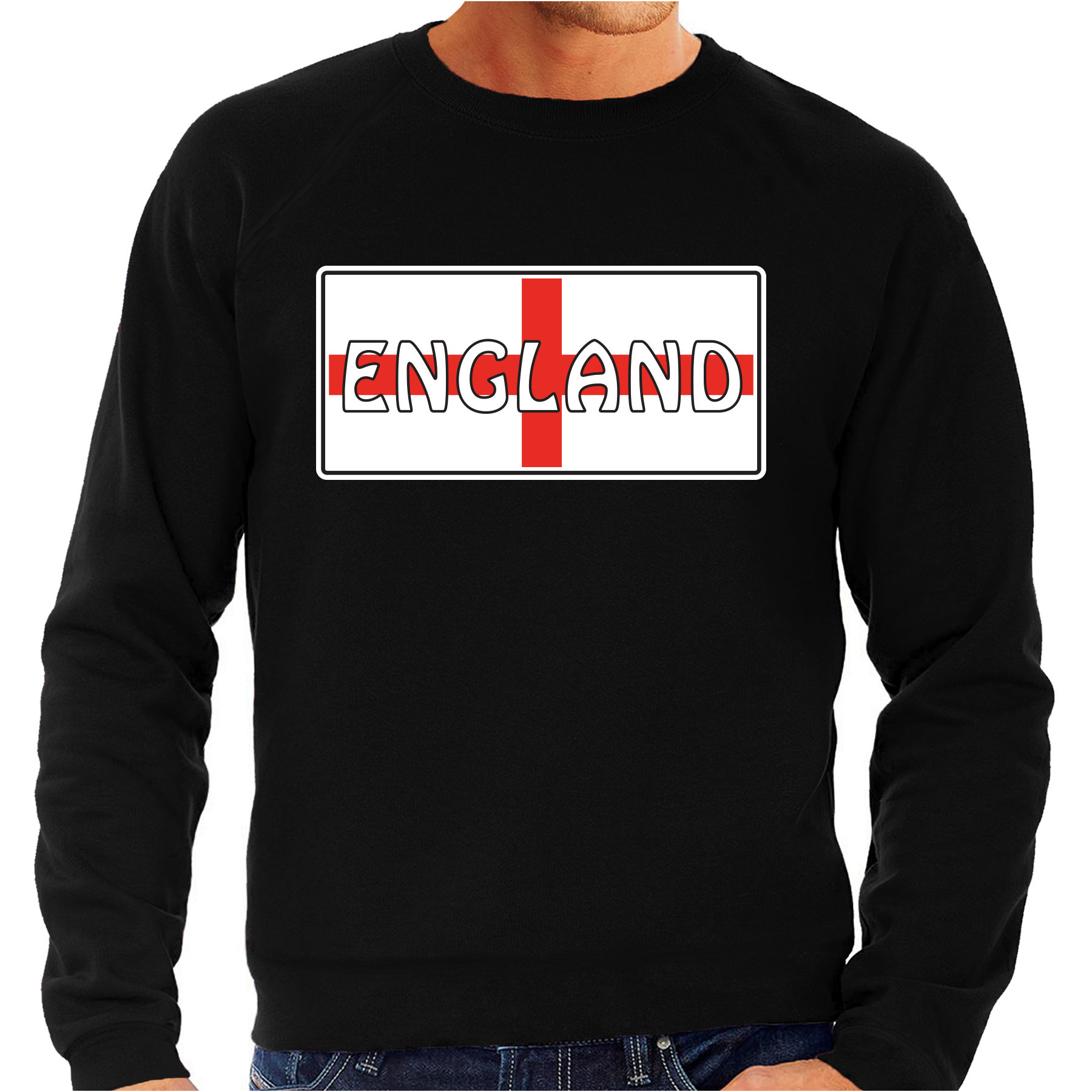 Engeland - England landen sweater zwart heren