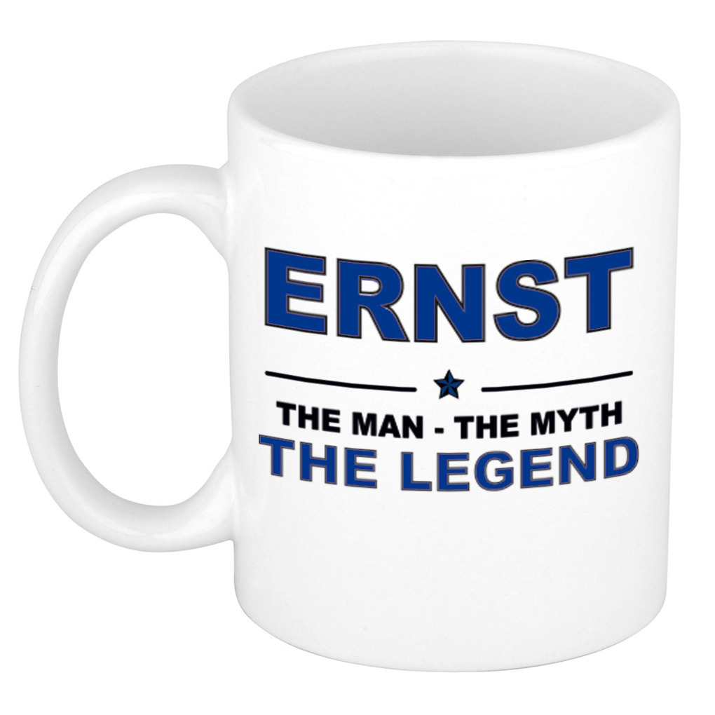 Ernst The man, The myth the legend collega kado mokken-bekers 300 ml