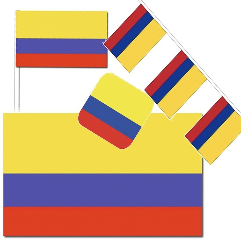 Feestartikelen Colombia versiering pakket