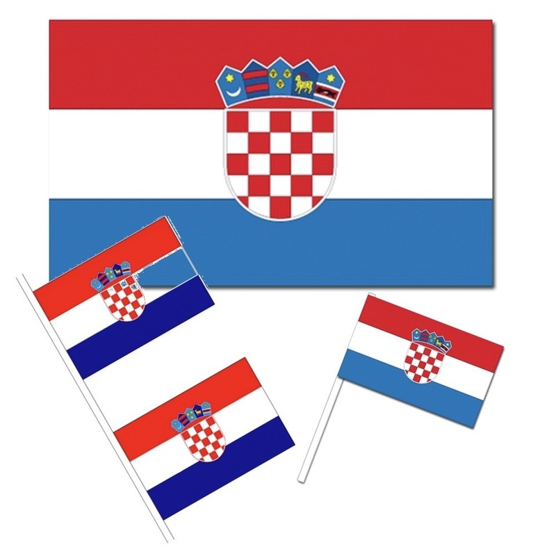 Feestartikelen Kroatië versiering pakket