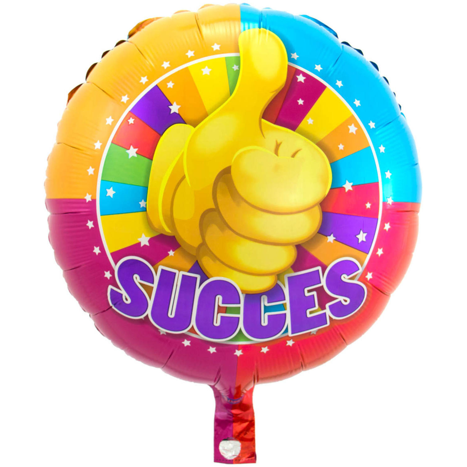 Folie ballon Succes 43 cm met helium gevuld