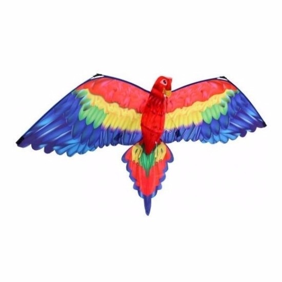 Gekleurde vlieger voor kinderen papegaai