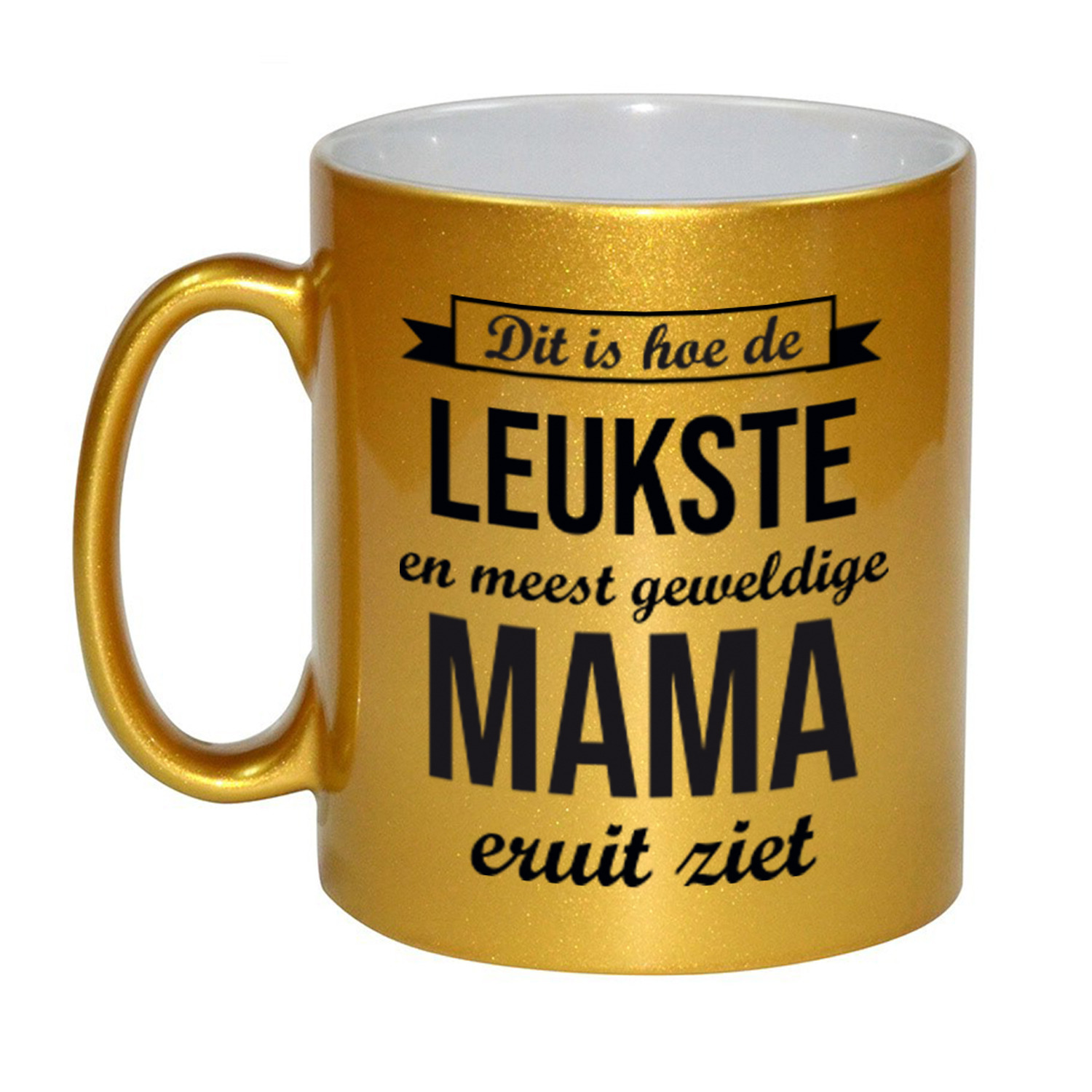 Gouden leukste en meest geweldige mama cadeau koffiemok-theebeker 330 ml