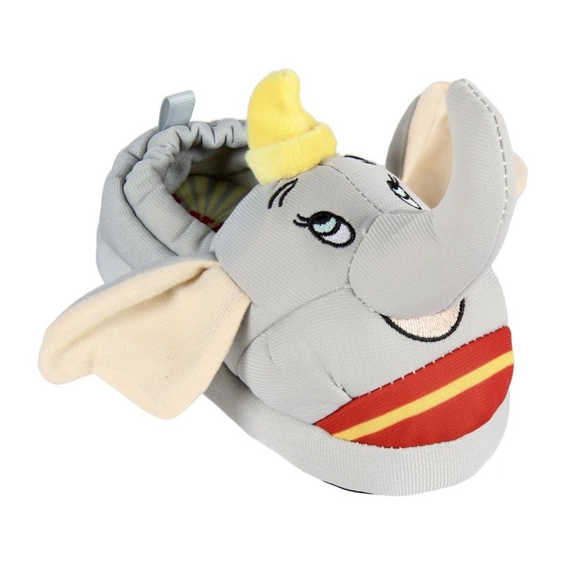 Grijze Disney Dumbo/Dombo 3D sloffen/pantoffels voor kinderen
