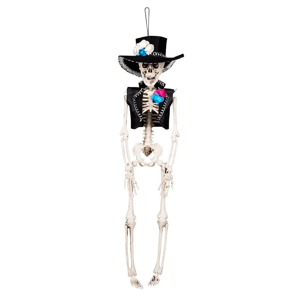 Hangende horror decoratie skelet Spaanse heer 40 cm