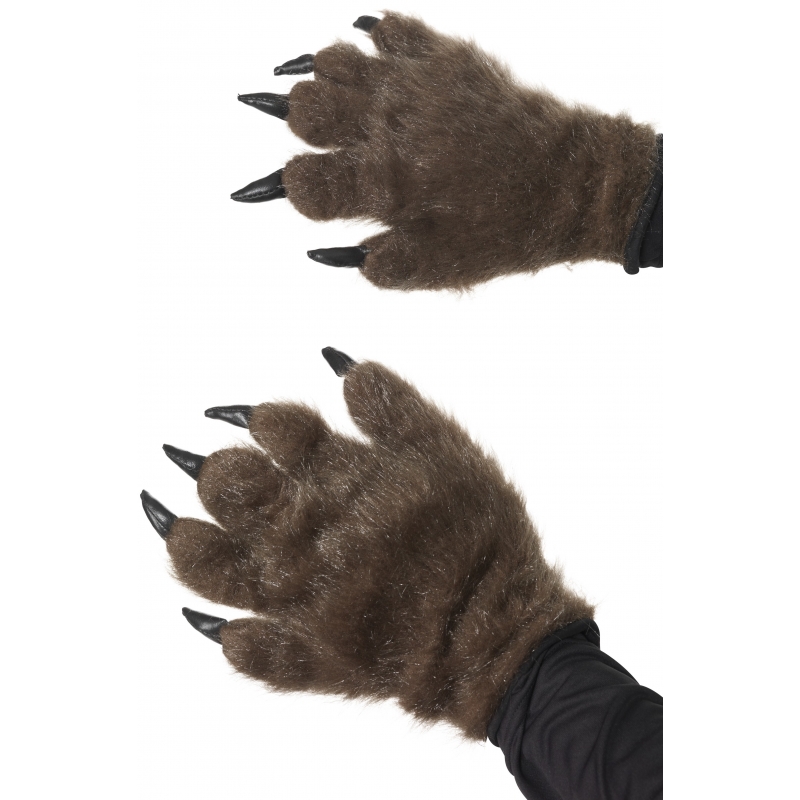 Harige dierenpoot - weerwolf handschoenen voor volwassenen