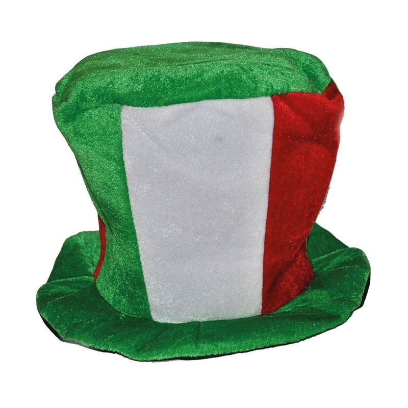 Hoge fluwelen hoed Italie/Hongarije