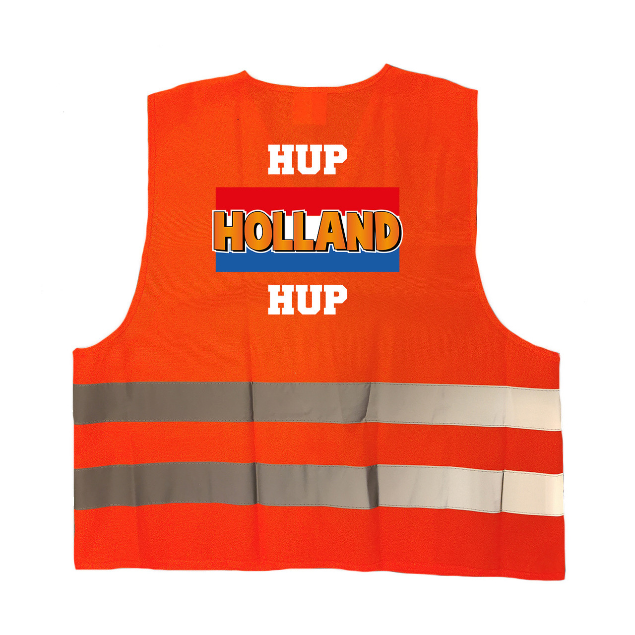 Hup Holland hup oranje veiligheidshesje EK - WK supporter outfit voor volwassenen