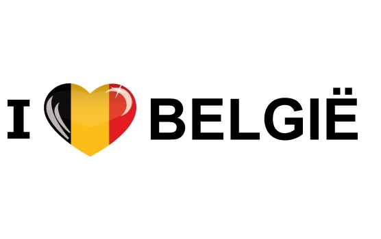 I Love Belgie stickers