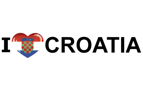 I Love Croatia stickers