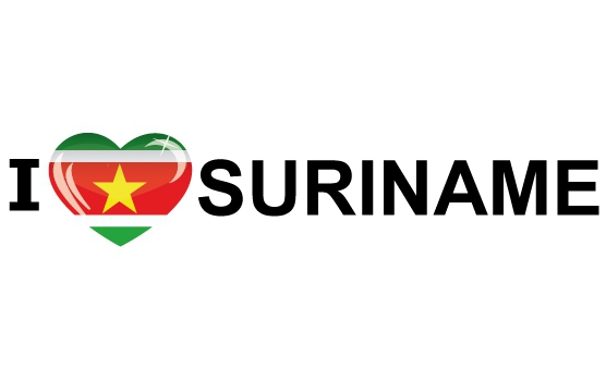 I Love Suriname stickers