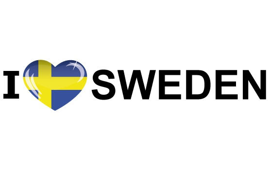 I Love Sweden stickers