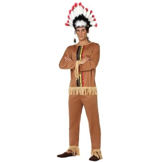 Indianen Pallaton verkleed pak-kostuum voor heren