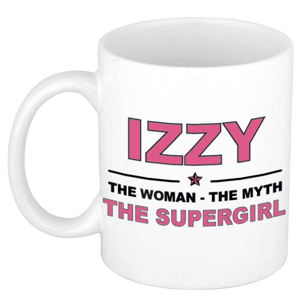 Izzy The woman, The myth the supergirl collega kado mokken-bekers 300 ml