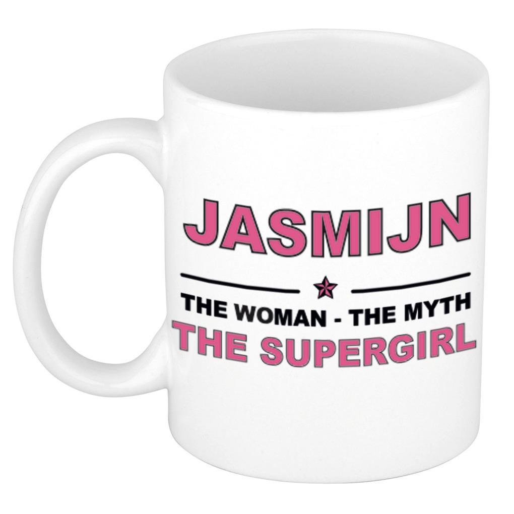 Jasmijn The woman, The myth the supergirl collega kado mokken-bekers 300 ml