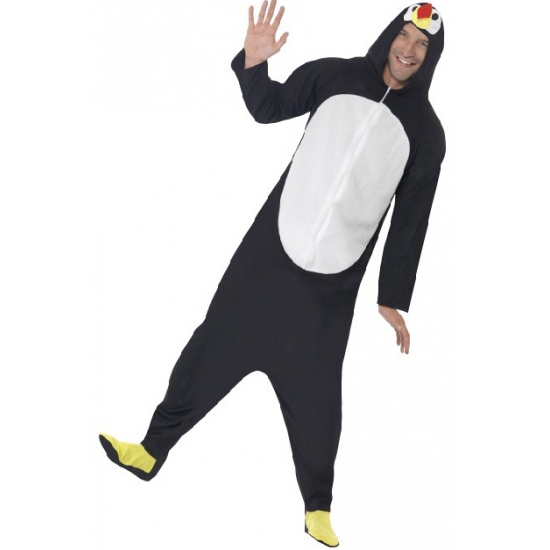 Jumpsuit pinguin all-in-one voor volwassenen