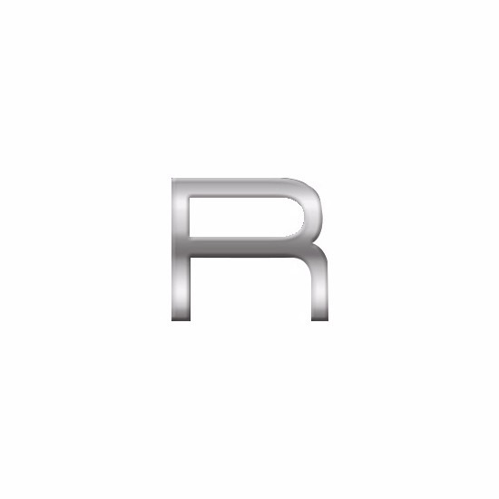 Kleine alfabet stickers letter R