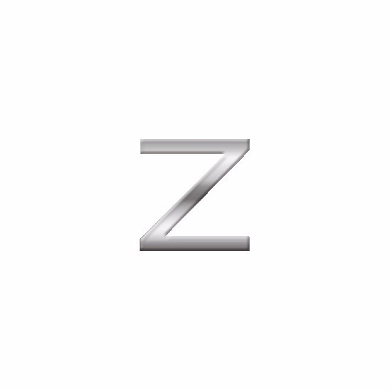 Kleine alfabet stickers letter Z