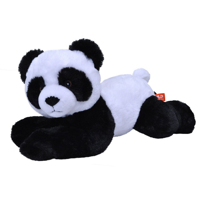 Knuffel panda beer zwart/wit 30 cm knuffels kopen