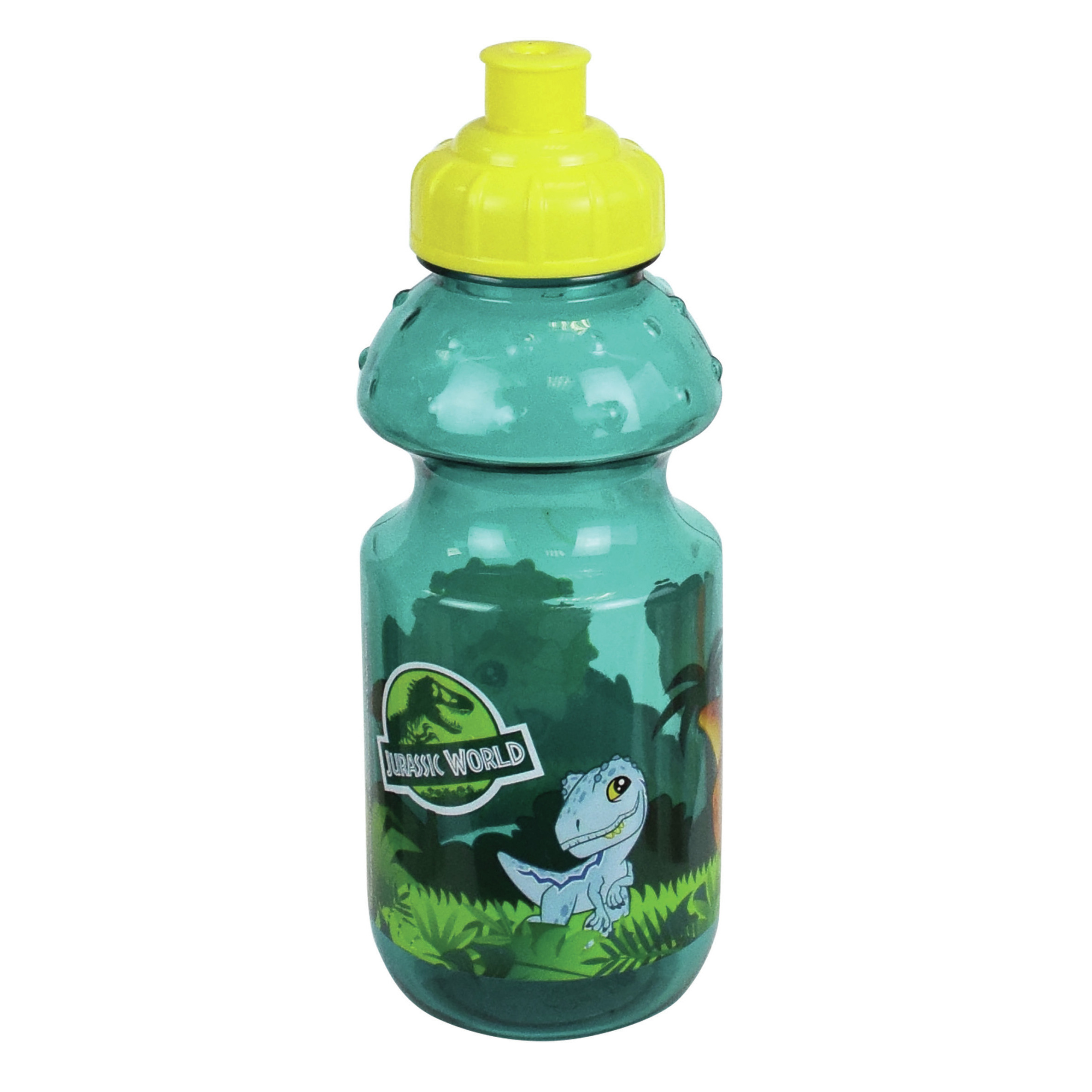 Kunststof bidon pop-up drinkbeker Jurassic World dinosaurus 350 ml