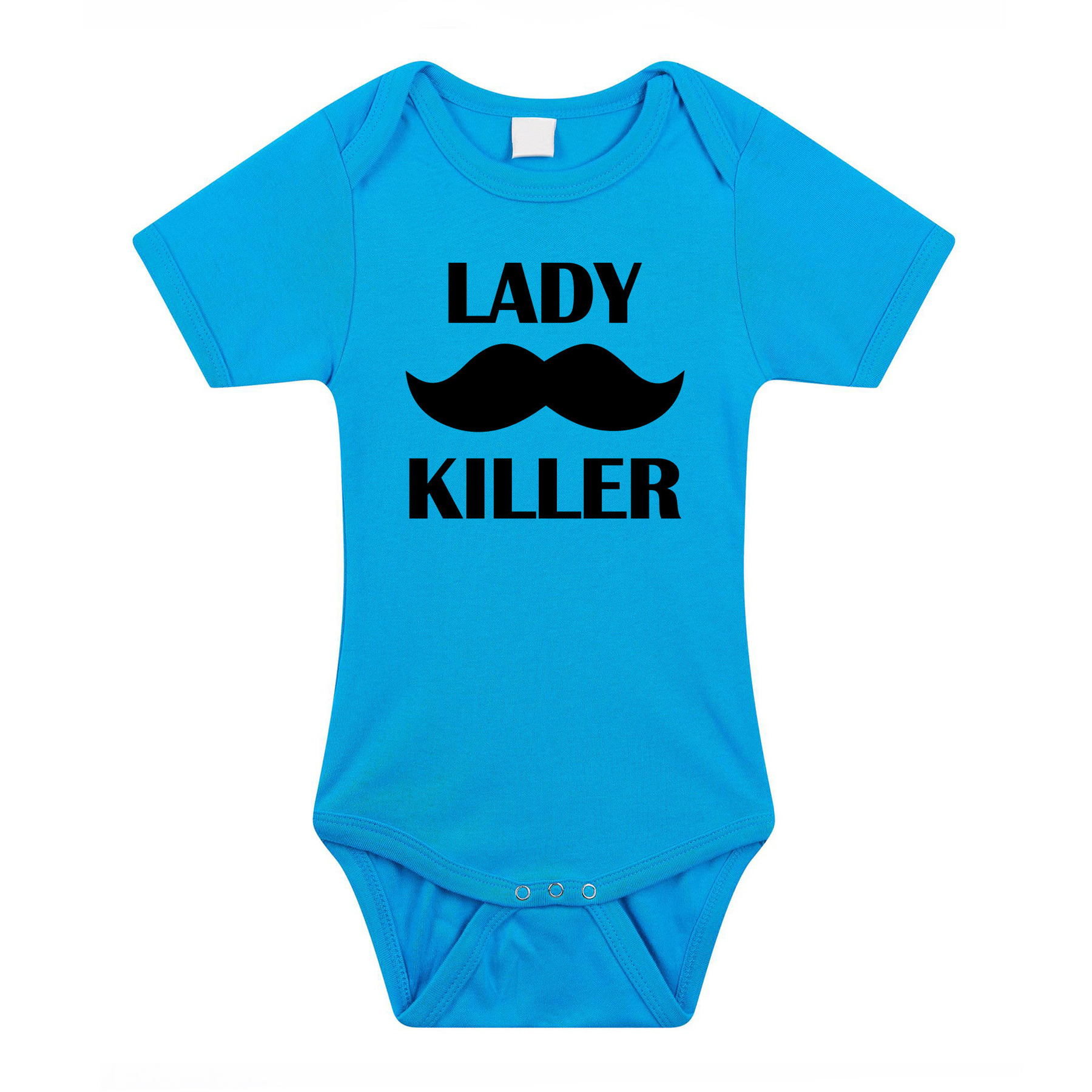 Lady killer cadeau baby rompertje blauw jongens
