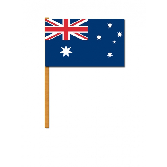 Luxe grote zwaaivlaggen Australie 30 x 45 cm