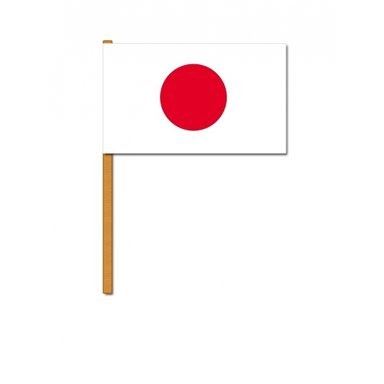 Luxe grote zwaaivlaggen Japan 30 x 45 cm