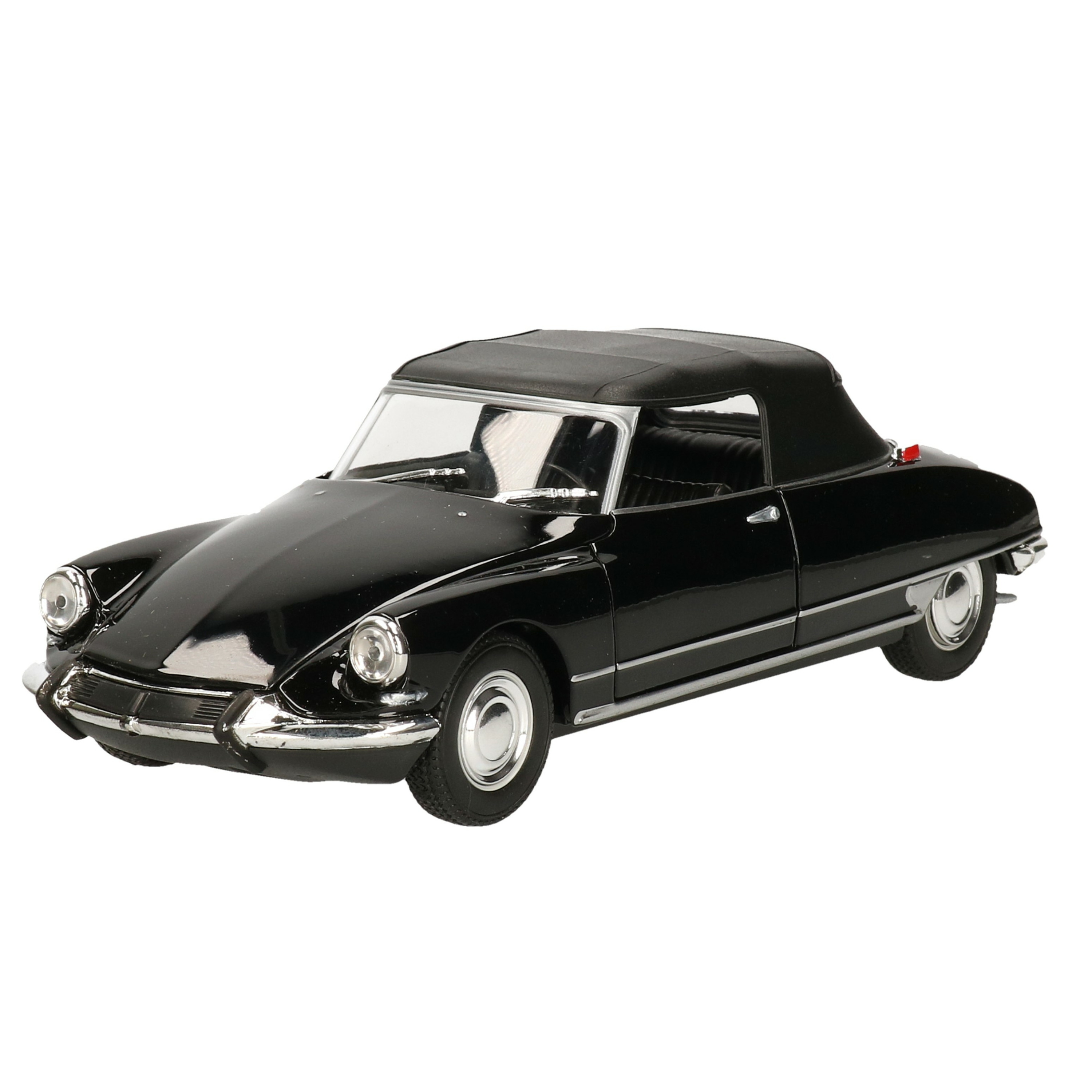 Modelauto-speelgoedauto Citroen DS 19 1965 zwart schaal 1:24-20 x 7 x 6 cm