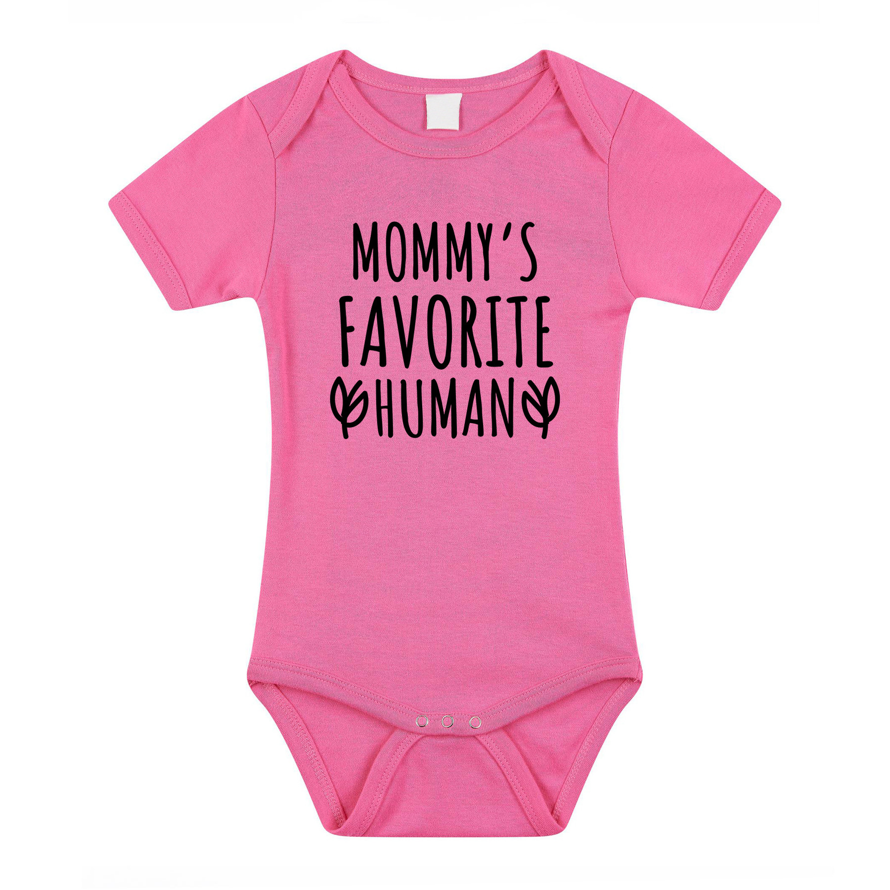 Mommys favourite human cadeau baby rompertje roze meisje