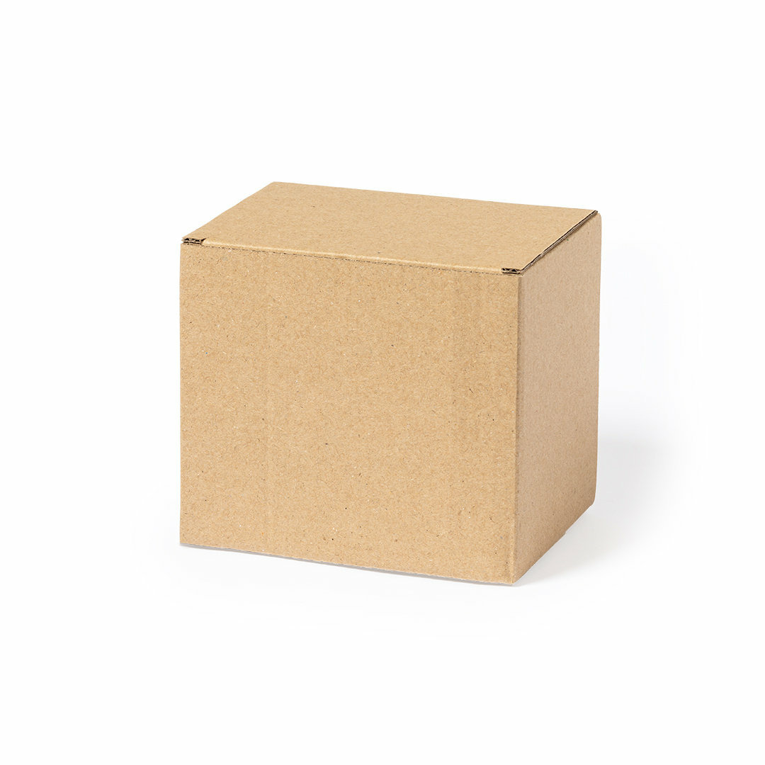 Opbergdoosje-geschenkdoosje karton bruin 12 x 10,6 x 9 cm