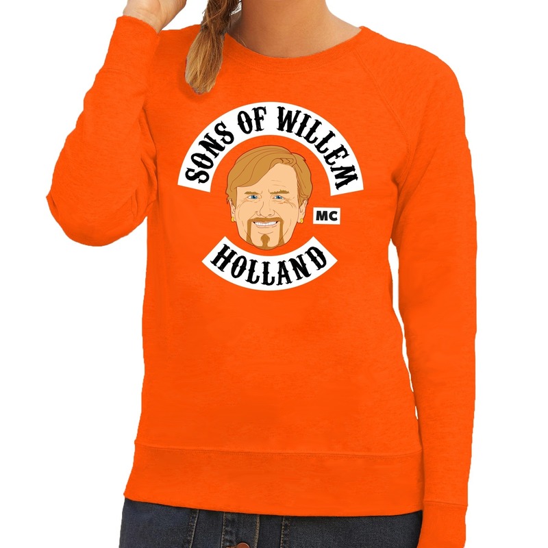 Oranje Sons of Willem sweater dames